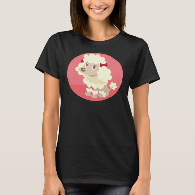 Camiseta Sitting Poodle (Anverso)