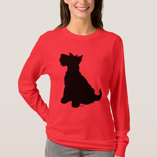 Camiseta Sitting Scottie Dog (Anverso)
