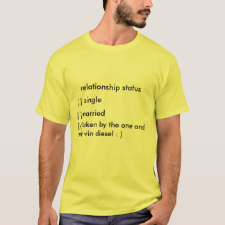 Camiseta situación de la relación