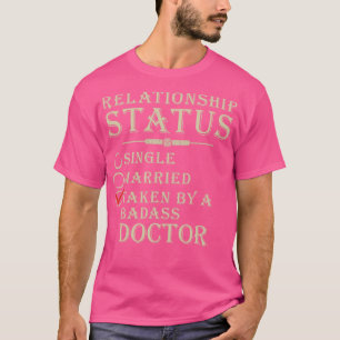 Camiseta Situación de la relación entre la esposa o la novi