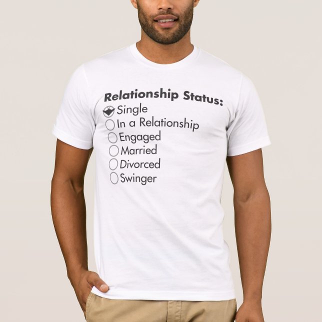 Camiseta Situación de la relación: Solo (Anverso)