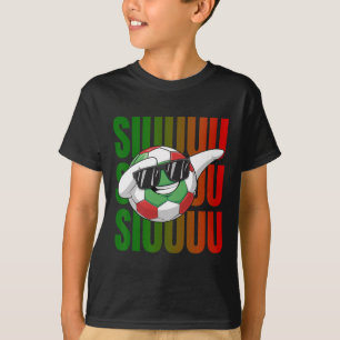 Camiseta Siuuu Fúbol Divertido Fútbol Chicos Hombres Mujere