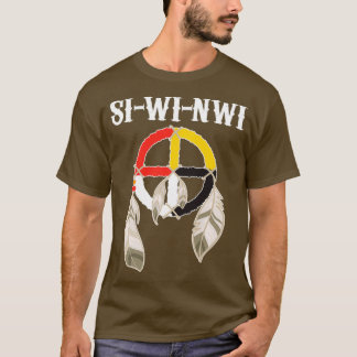 Camiseta SIWINWI Shawnee Tribe Indio Nativo Estadounidense 