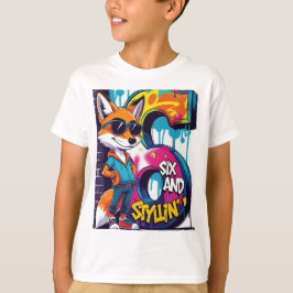 Camiseta Six and Stylin’: Street Guay 6º cumpleaños
