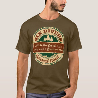 Camiseta Six Rivers National Forest And into the forest I g