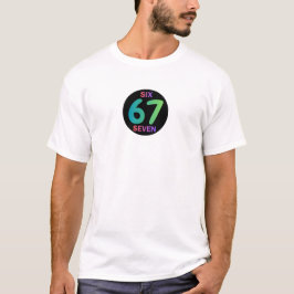 Camiseta Six Seven 67 Logo Viral Meme t shirt