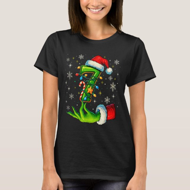 Camiseta Six Seven 67 Meme Funny Christmas Couple Matching  (Anverso)
