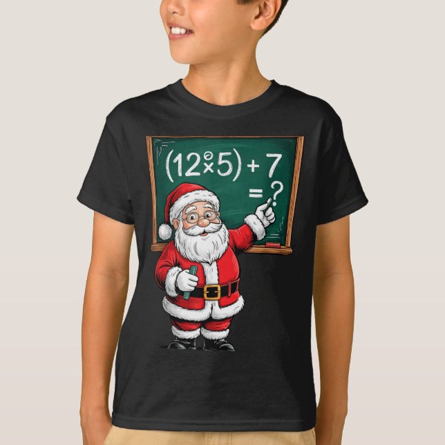 Camiseta Six Seven 67 Meme Santa Math Teacher Christmas Men (Anverso)