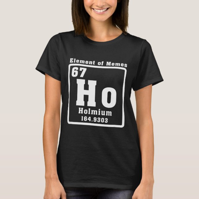 Camiseta Six Seven 6 7 Funny Number Meme  (Anverso)
