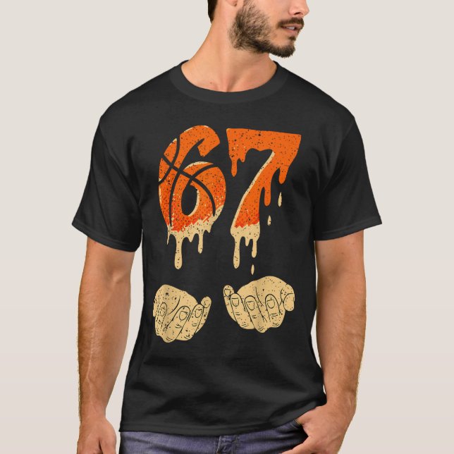 Camiseta Six Seven 6 7 Gen Alpha Slang Basketball Ice Cream (Anverso)