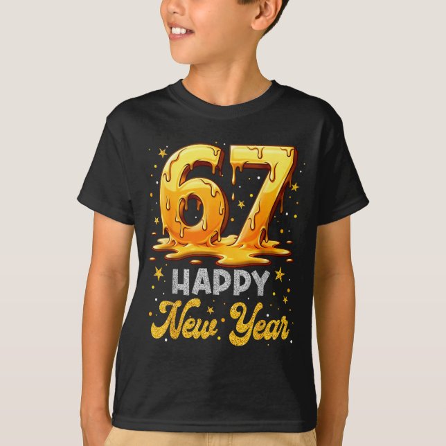 Camiseta Six Seven 6 7 Meme Funny Happy New Year 67 Men Wom (Anverso)