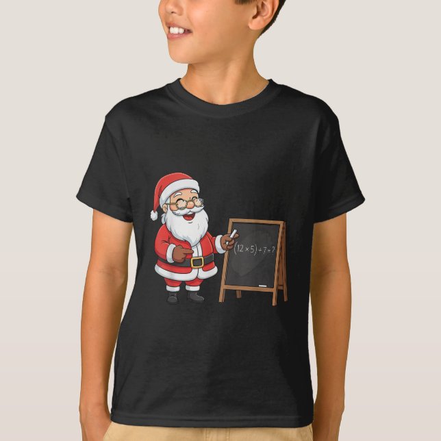 Camiseta Six Seven 6 7 Meme Santa Christmas Xmas Teacher Nu (Anverso)