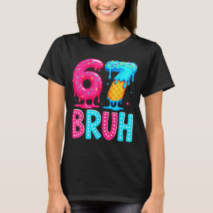 Camiseta Six Seven Bruh 67 Helado Goteo Para Hombres Mujere