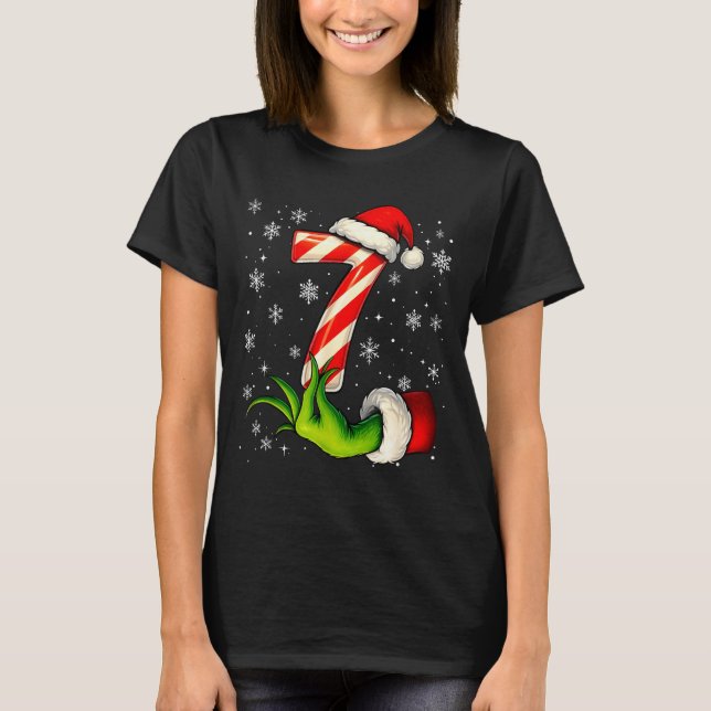 Camiseta Six Seven Funny Christmas Couple Matching Meme  (Anverso)