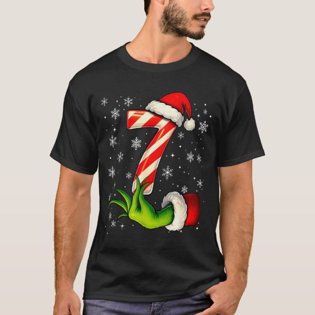 Camiseta Six Seven Funny Christmas Couple Matching Meme  (Anverso)
