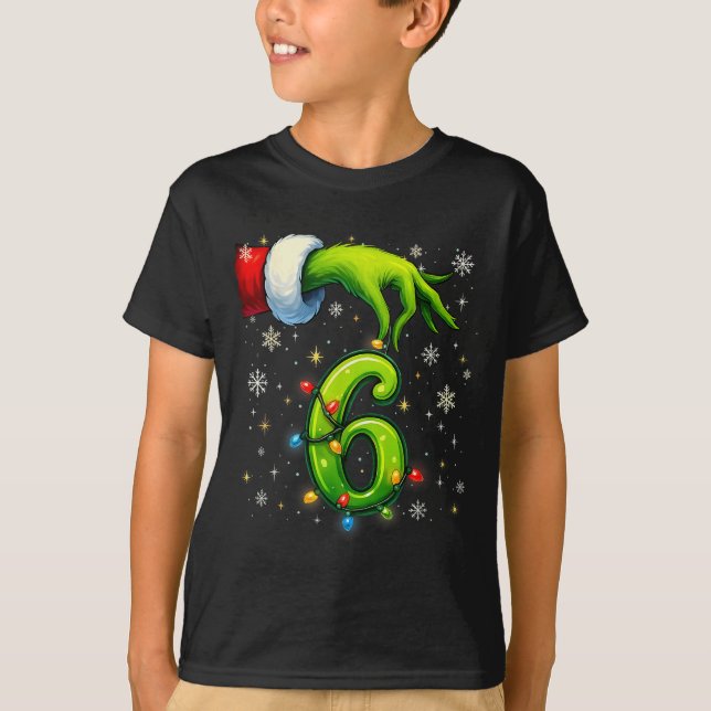 Camiseta Six Seven Funny Christmas Meme Couple Matching  (Anverso)