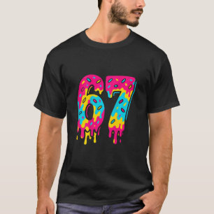 Camiseta Six Seven Ice Cream Drip 67 Meme Gen Alpha jerga (