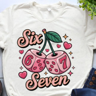 Camiseta Six Seven Love Dice Valentines Day Women's T-shirt