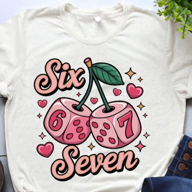 Camiseta Six Seven Love Dice Valentines Day Women's T-shirt (Subido por el creador)