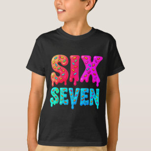 Camiseta Six Seven Meme 67 Srts para niños y niñas