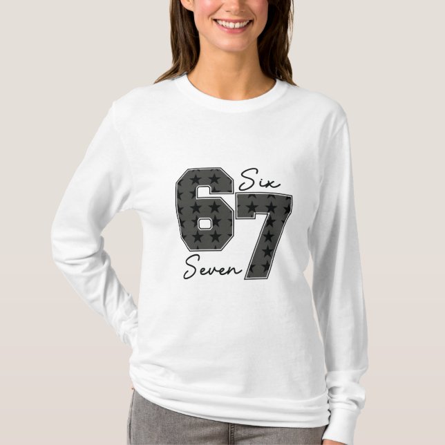 Camiseta Six Seven Pop Culture Vibe Graphic (Anverso)