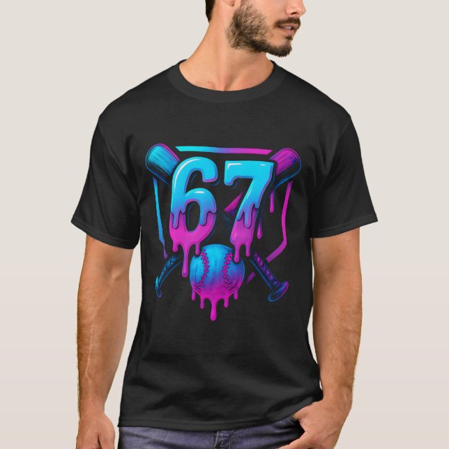 Camiseta Six Seven Sell Ice Cream Drip Cool 67 Gen Alpha Sl (Anverso)