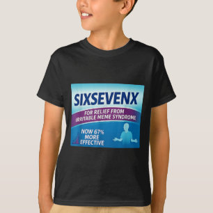 Camiseta Sixsevenx Alivio De Números De Meme Parodia Maestr