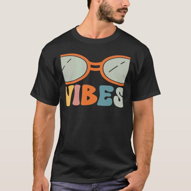 Camiseta Sixth Grade Vibes 6th Grade Students  Parents  Tea (Anverso)