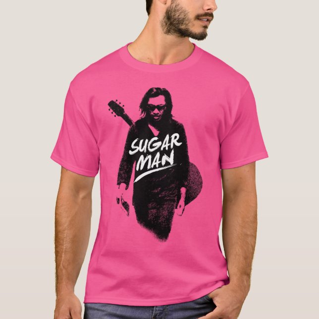 Camiseta Sixto Rodriguez - Hombre Azúcar (Anverso)