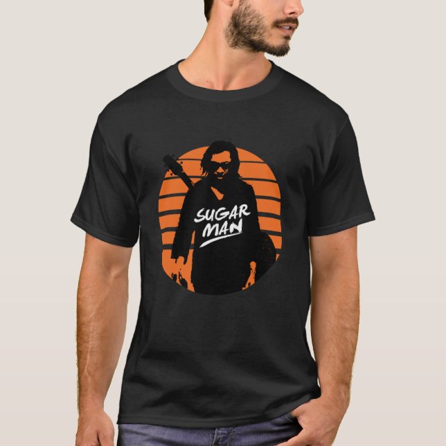 Camiseta Sixto Rodriguez - Hombre Azúcar (Anverso)