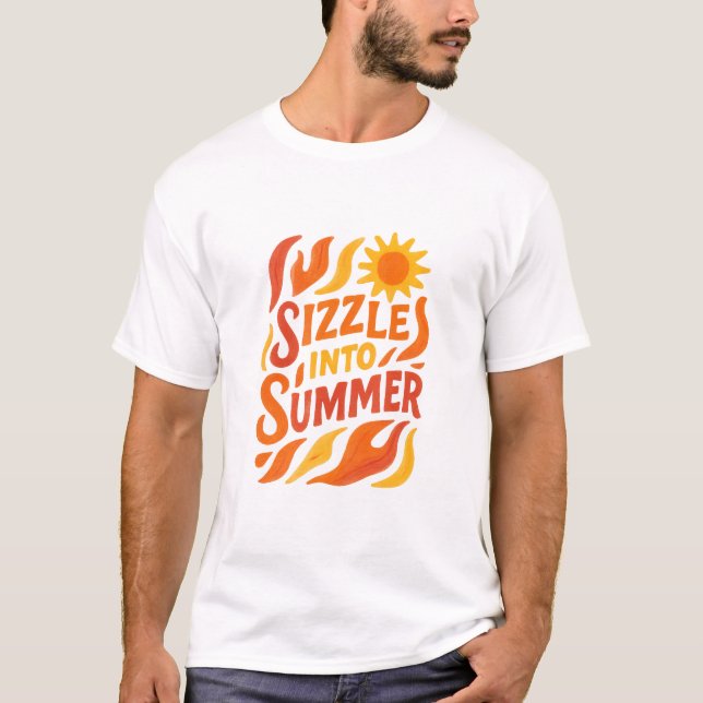Camiseta Sizzle Into Summer (Anverso)