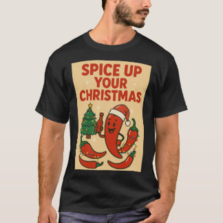 Camiseta Sizzle Navideño Picante