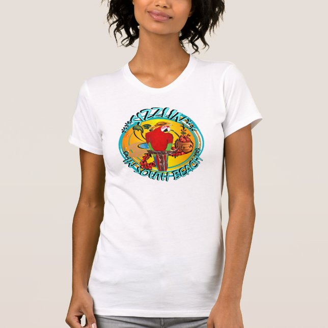 CAMISETA SIZZLIN PARROS (Anverso)