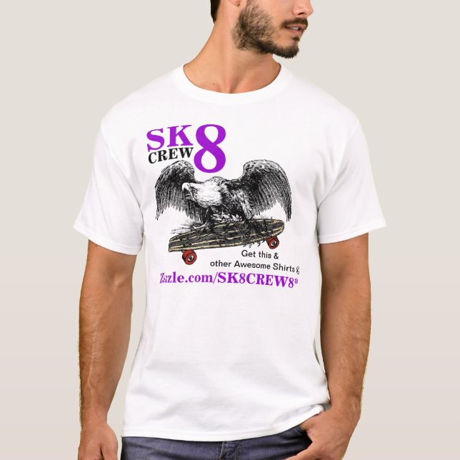 CAMISETA SK8 CREW 8 (Anverso)