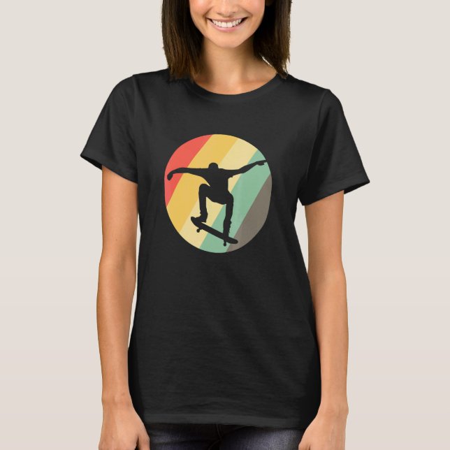 Camiseta Sk8 Skate Retro Skateboard (Anverso)