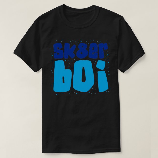 CAMISETA SK8ER BOI (Diseño del anverso)