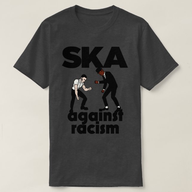 Camiseta Ska contra el racismo (Diseño del anverso)