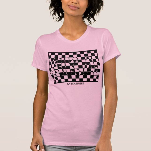 Camiseta ska, LA SKASiFiEDS (Anverso)