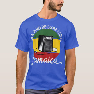 Camiseta Ska Y Reggae I Love Jamaica Music Jamaican2857