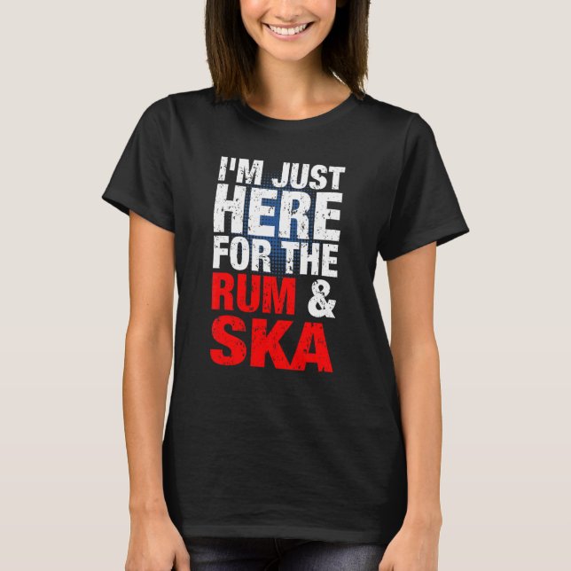 Camiseta Ska Y Rum Music Es Life Ska Reggae Punk Sco (Anverso)
