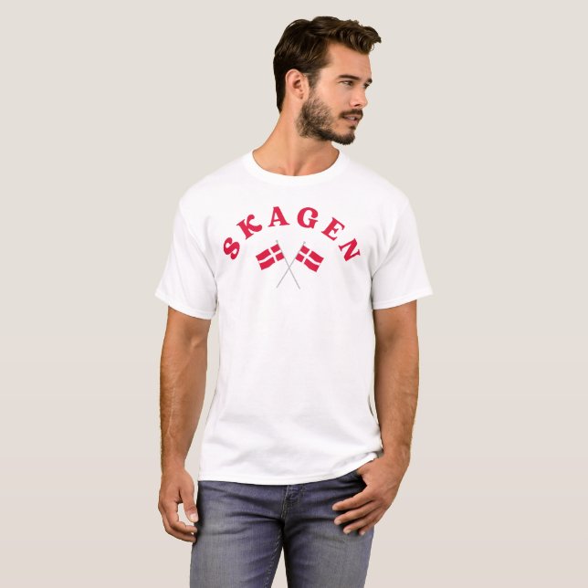Camiseta SKAGEN Dinamarca (Anverso completo)