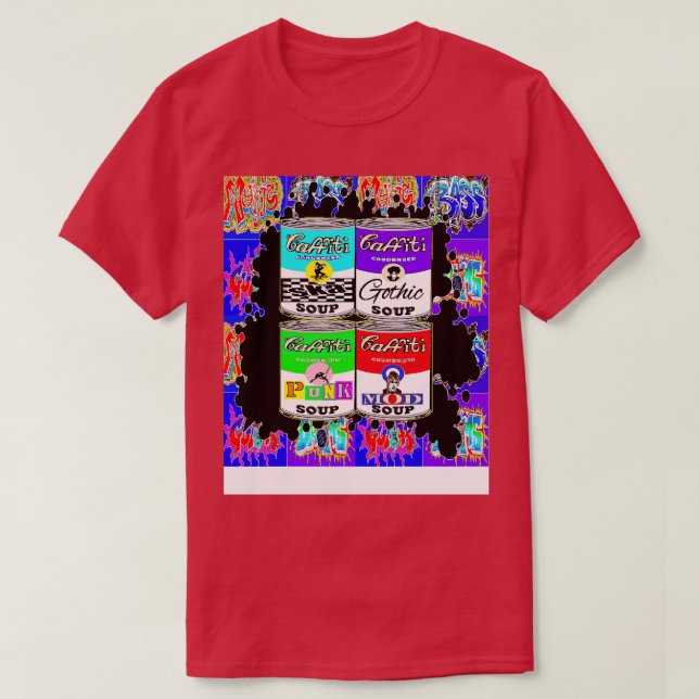 Camiseta SkaGothicPunkMod Soup (Diseño del anverso)
