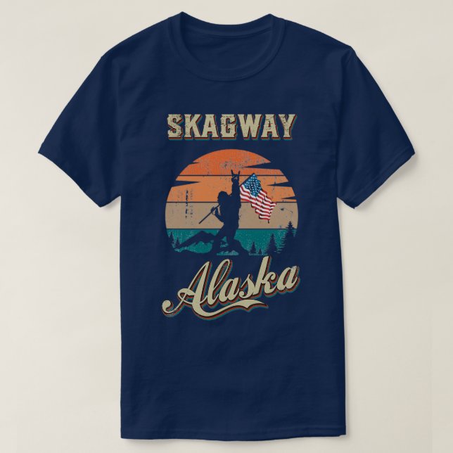 Camiseta Skagway Alaska (Diseño del anverso)