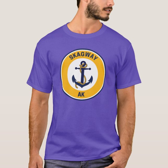 Camiseta Skagway Alaska Antiguo (Anverso)