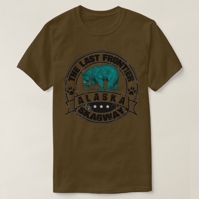Camiseta Skagway Alaska Bear (Diseño del anverso)