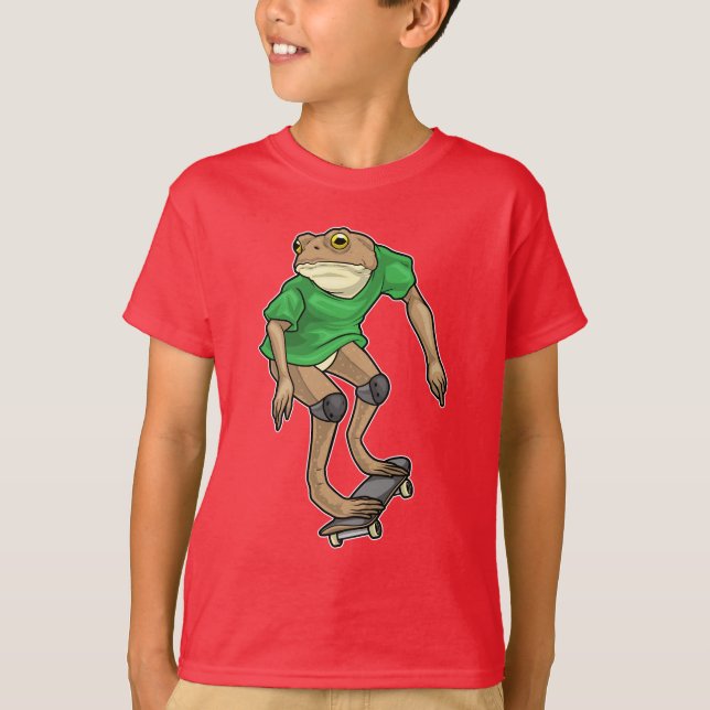 Camiseta Skatboard de Rana (Anverso)