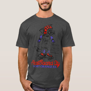 Camiseta SkatBoard Vintage City Port Naranja Fla Skate Park