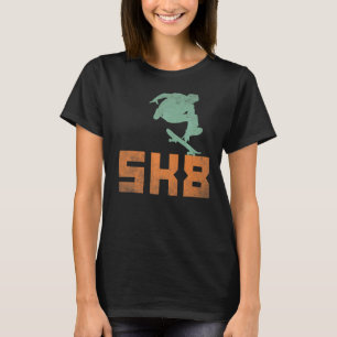 Camiseta Skate Boarding Hobby Sport Sk8 Word