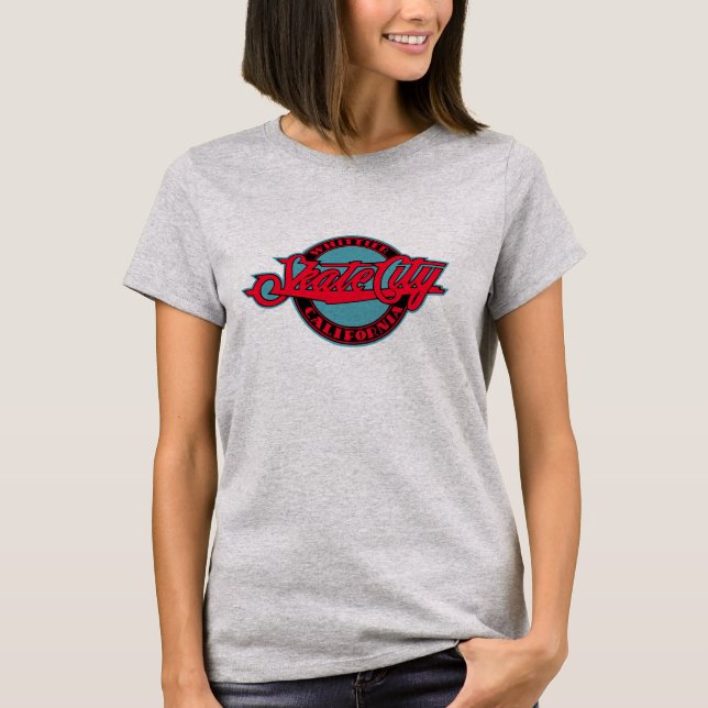 Camiseta Skate City USA vintage retro (Anverso)