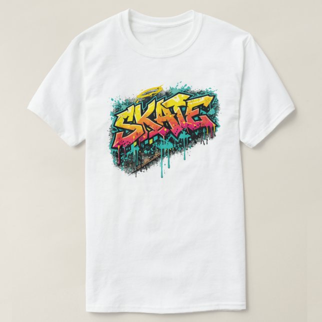 Camiseta Skate Graffiti Explosion (Diseño del anverso)